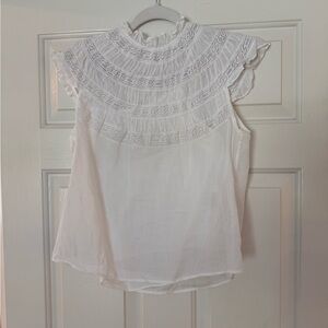 Frame White Blouse